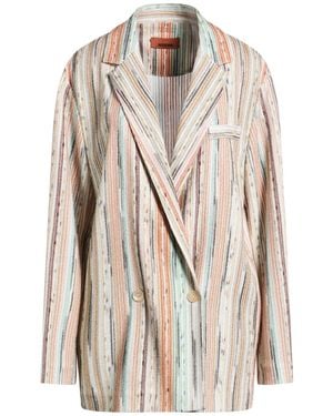 Missoni Blazer Viscose, Metallic Fiber, Polyester - Natural