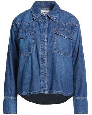 ICON DENIM Denim Shirt Cotton - Blue