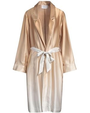 SLEEP NO MORE Overcoat & Trench Coat Silk - Natural