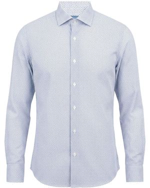 Barba Napoli Shirt Cotton - Blue