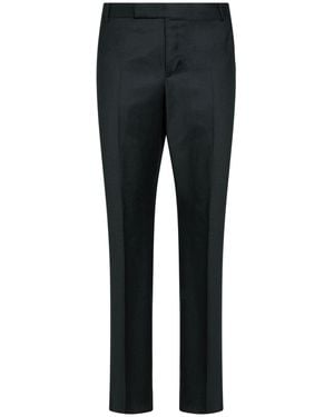 dunhill Charcoal Pants Wool - Black