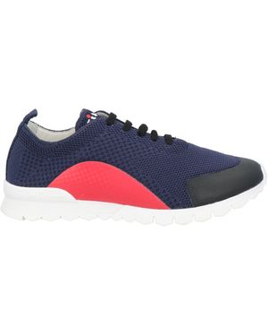 Kiton Trainers Textile Fibres - Blue