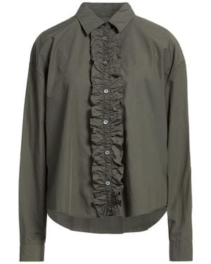 Robert Friedman Military Shirt Cotton - Gray