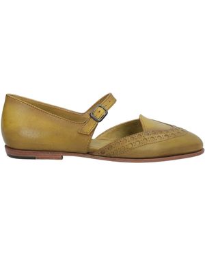 Pantanetti Ballet Flats Leather - Green