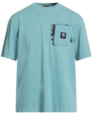 Blauer T-Shirt Cotton - Blue