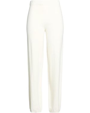 Kangra Cream Pants Wool, Cashmere - White