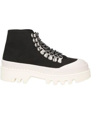 Proenza Schouler Ankle Boots Textile Fibres - Black