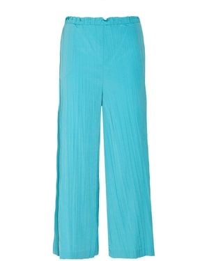 Manila Grace Pants Cotton, Polyester - Blue