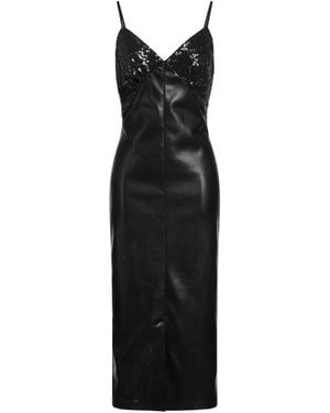 MSGM Midi Dress Polyester, Cotton, Polyamide - Black