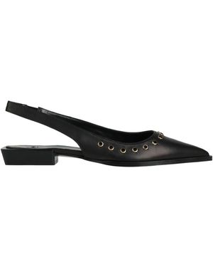 Castañer Ballet Flats Leather - Black
