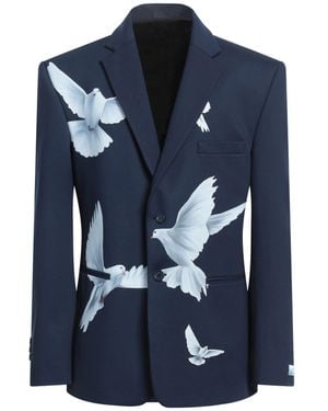 3.PARADIS Blazer Rayon, Nylon, Elastane - Blue