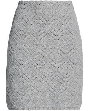 Bruno Manetti Mini Skirts - Grey