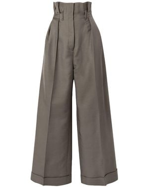 Acne Studios Military Pants Wool, Viscose - Gray