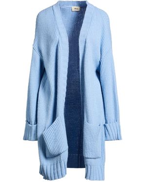 Akep Cardigan Acrylic, Wool, Alpaca Wool, Viscose, Polyester - Blue