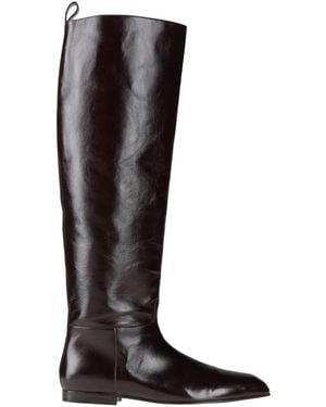 KHAITE Plum Boot Leather - Brown