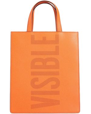 Valextra Handbag Calfskin - Orange
