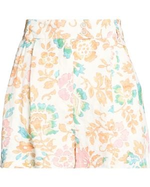 120% Lino Shorts & Bermuda Shorts Linen - White