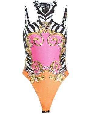 Versace Jeans Couture Bodysuit Polyester, Elastane - Pink
