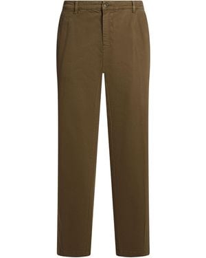 Roy Rogers Trousers Cotton, Elastane - Green