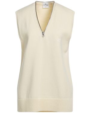 Courreges Jumper Merino Wool - Natural