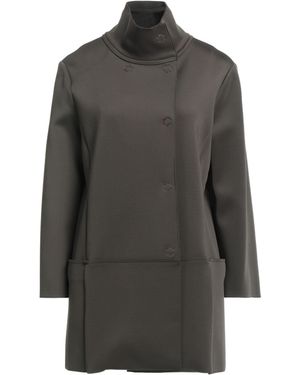 Alpha Studio Overcoat & Trench Coat - Gray