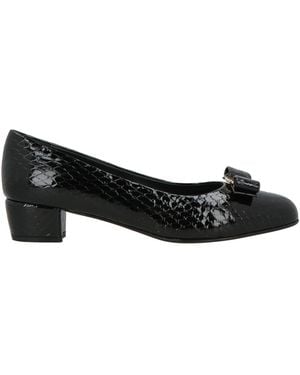 Ferragamo Court Shoes - Black