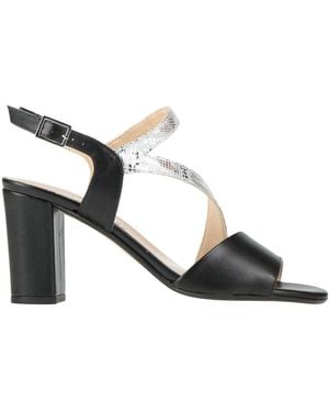 Cinzia Soft Sandals Leather - Black