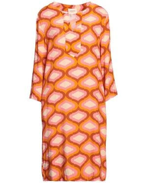 Toupy Midi Dress - Orange