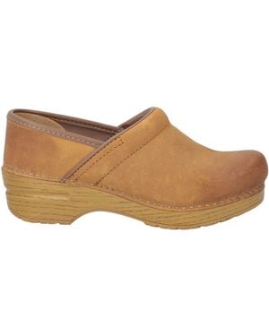 Dansko Mules & Clogs Leather - Brown