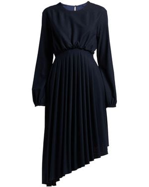 Ballantyne Midnight Midi Dress Virgin Wool, Elastane - Blue