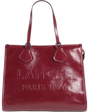 Lancel Handbag Leather - Red