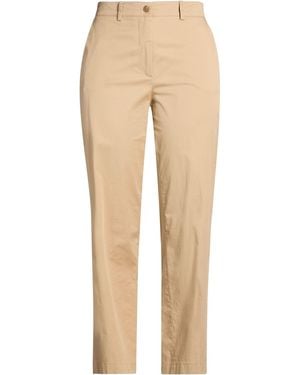 19.70 Nineteen Seventy Pants Cotton, Elastane - Natural