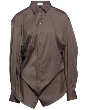 Brunello Cucinelli Shirt Cotton, Polyamide, Elastane - Brown
