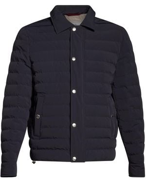 Brunello Cucinelli Plumífero Y Acolchado - Azul