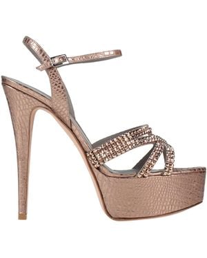 Gina Sandals Leather - Pink