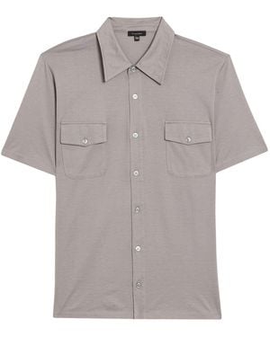 Cruciani Shirt Cotton - Gray