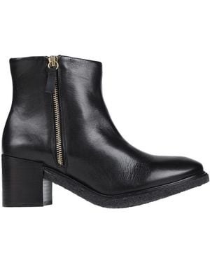 Lumberjack Ankle Boots Soft Leather - Black