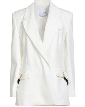 Gaelle Paris Blazer Cotton, Nylon, Elastane - White
