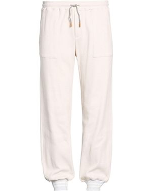Eleventy Ivory Trousers Cotton - White
