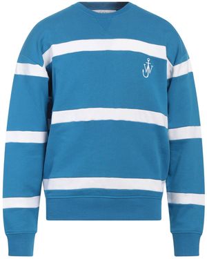 JW Anderson Azure Sweatshirt Cotton, Elastane - Blue