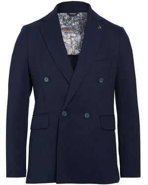 Havana & Co. Blazer Polyester, Elastane - Blue