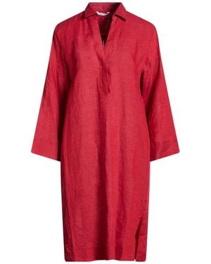 Caliban Vestido Midi - Rojo
