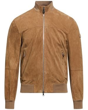 Peuterey Camel Jacket Leather - Brown