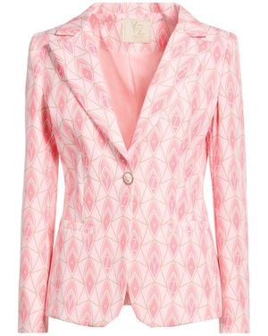 Yes-Zee Blazer Polyester, Elastane - Pink