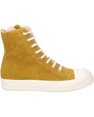 Rick Owens Trainers Textile Fibres - Natural