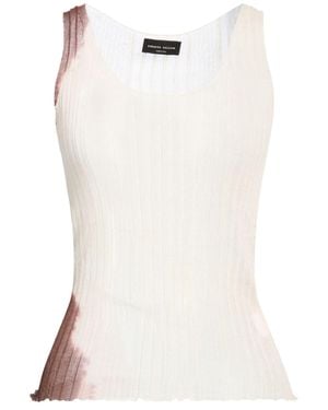 Roberto Collina Top Cotton, Nylon - White