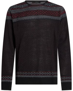 Vneck Pullover - Negro