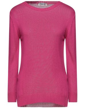 Tsd12 Sweater Acrylic, Viscose - Pink