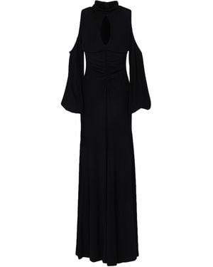 La Petite Robe Di Chiara Boni Maxi Dress Viscose, Polyamide, Elastane - Black