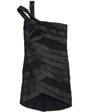 Coperni Mini Dress Acetate, Polyamide, Elastane - Black